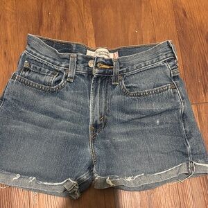 Levi's Women's Dark Blue Jean Shorts